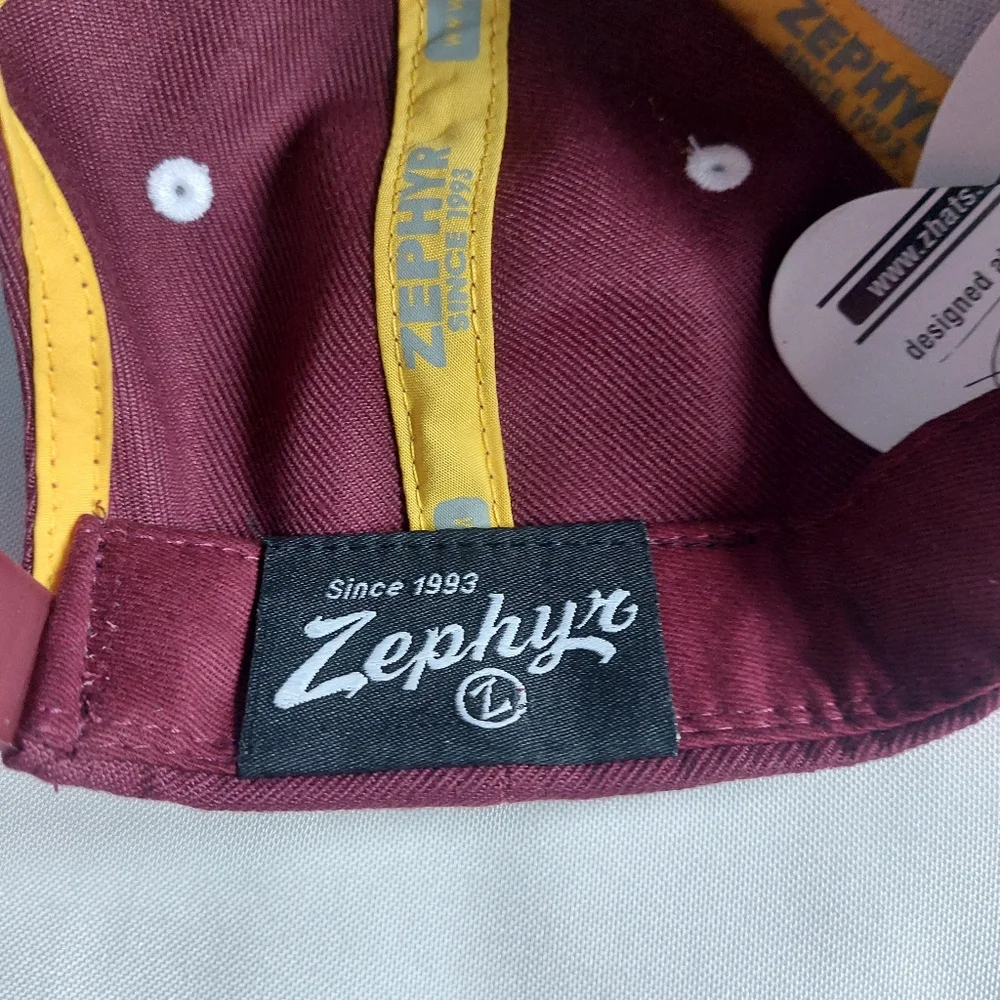 Zephyr Youth Maroon‎ and Yellow Kids Cap